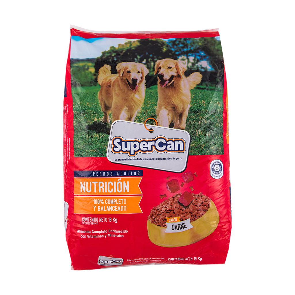 SUPER CAN CARNE HUESO 18 KG x 1 Uds.
