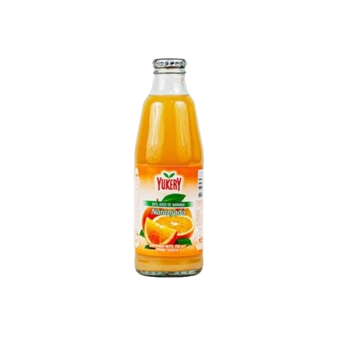 YUKERY NARANJA Botella 250 ml x 12 Uds.