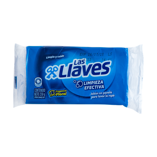 [L207] LAS LLAVES JABON TRAD. FLORAL 250 G x 36 Uds.