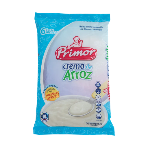 [H381] PRIMOR CREMA ARROZ ENRIQ 450 G (BOLSA) x 16 Uds.